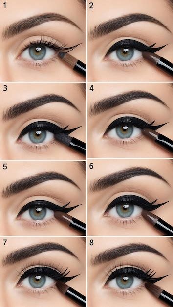 Professional Eye Makeup Tutorial for Perfect Application | Premium AI ...