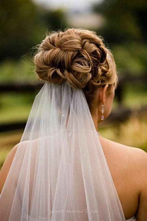 Wedding Updo Hair With Veil