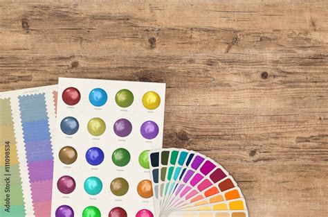 color swatches and color palette Stock Photo | Adobe Stock
