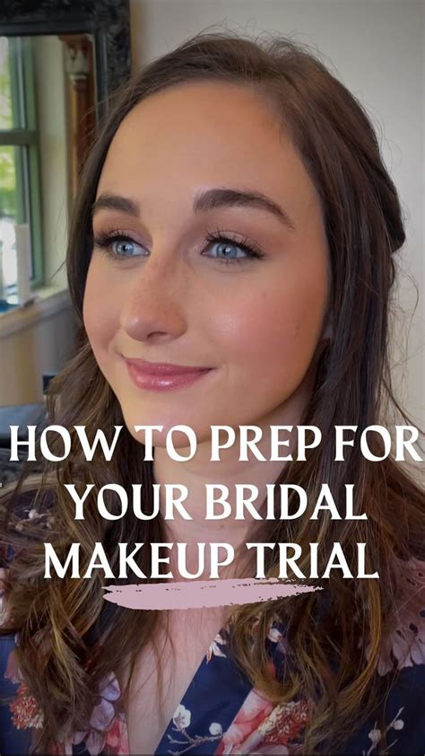 Bridal Makeup Trial Preparation