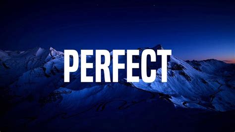 Perfect - Ed Sheeran (Lyric video) - YouTube
