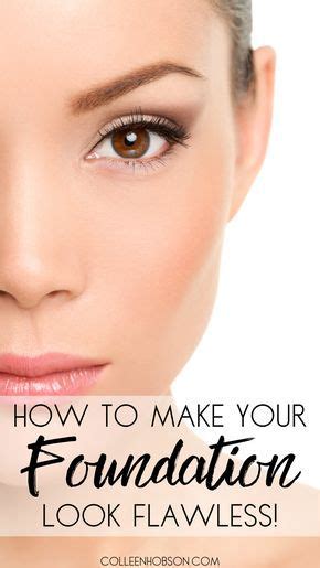 How To Apply Foundation That Looks Flawless - Colleen Hobson | How to ...