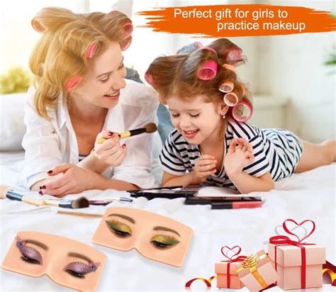 Buy Makeup Practice Face Board, 3D Reusable Makeup Mannequin Face ...