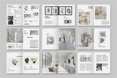 Minimalist Art Portfolio Template - BrandPacks