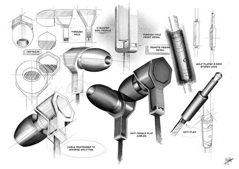 Industrial Design Products Sketches