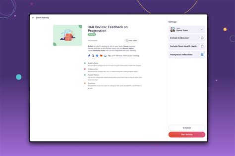 3 Fresh 360 Review Templates For Better Feedback | Parabol