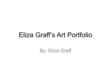 Art Portfolio | PPTX