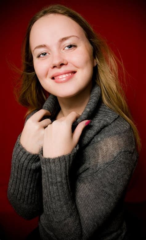 Beautiful Woman stock image. Image of fashion, grin, closeup - 7452489