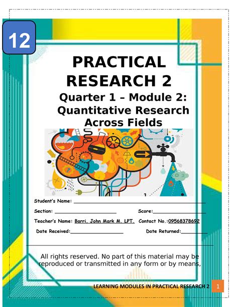 Practical Research 2 Module 2 Quarter 1 SY 2021-2022 - PRACTICAL ...