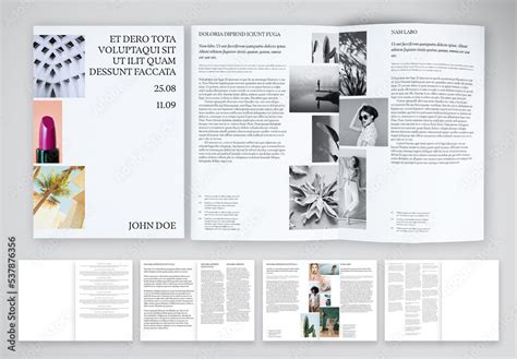 Art Portfolio and Exhibition Guide Stock Template | Adobe Stock