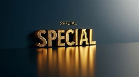 A poster for special special special with the words special special ...