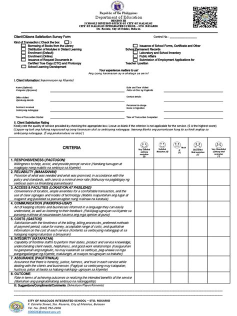 Client Customer Feedback Survey Form New | PDF | Business