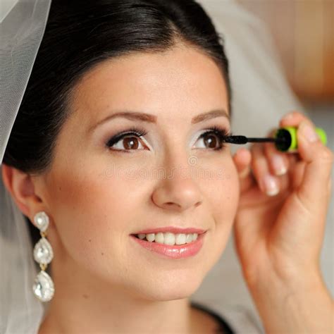 Makeup for Bride on the Wedding Day Stock Photo - Image of face, female ...