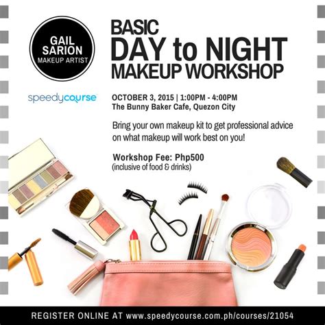Manila Shopper: Basic Day to Night Makeup Workshop: Oct 3 2015