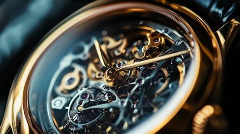Luxury Watch Detail Intricate Design and Craftsmanship CloseUp ...
