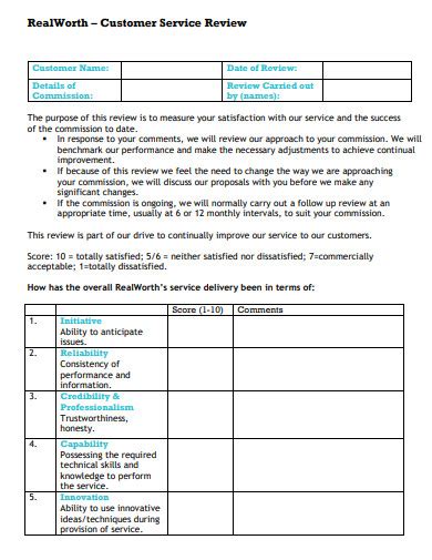 29+ Good Review Examples to Download