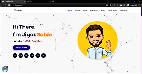 GitHub - jigar-sable/Portfolio-Website: Portfolio Website built using ...