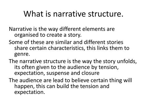 Narrative structure | PPT