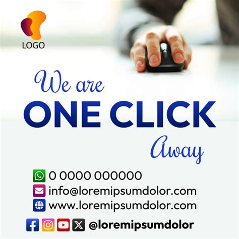 Contact information Template | PosterMyWall