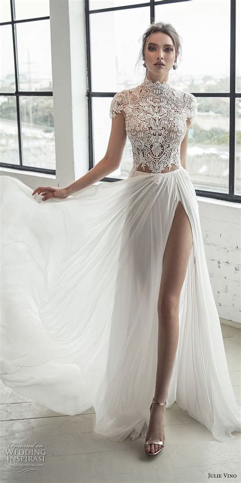 33 Elegant High-neck Wedding Dresses To Try - Mrs to Be