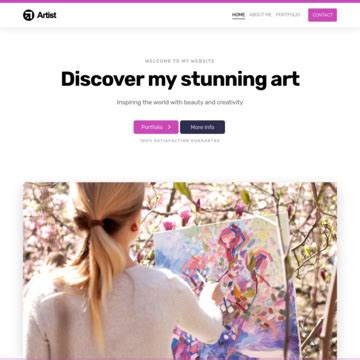 Customizable Artist Template for Easy Website Building | Kopage
