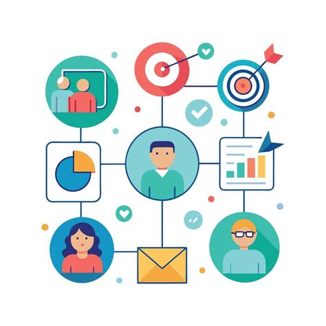 targeted segmentation and personalization flat minimalistic ...