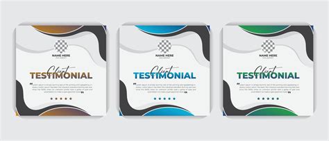 Creative, modern, stylish, abstract elegant customer feedback or review ...