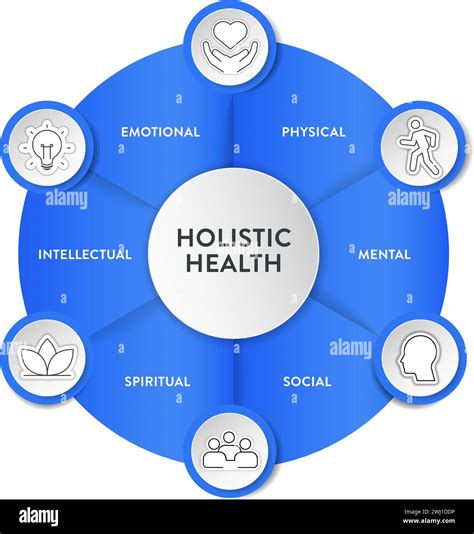 Holistic Health framework infographic diagram chart illustration banner ...
