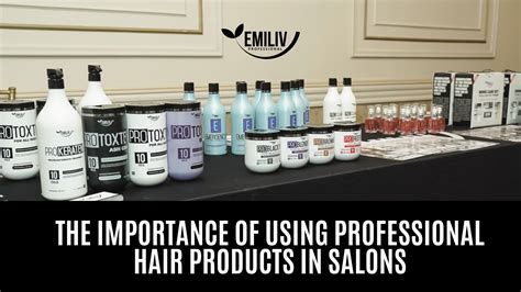 The Importance of Using Professional Hair Products in Salons – Emiliv ...