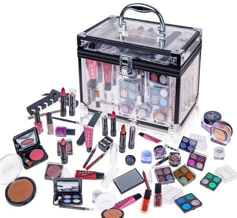 SHANY Carry All Trunk Makeup Set (Eye shadow palette/Blushes/Powder ...