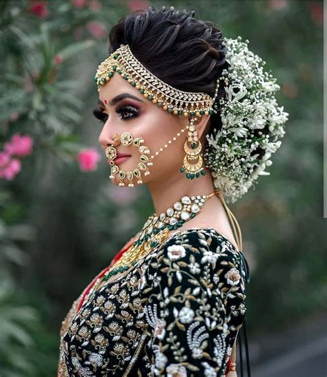 Download Indian Bride Black Floral Dress Picture | Wallpapers.com