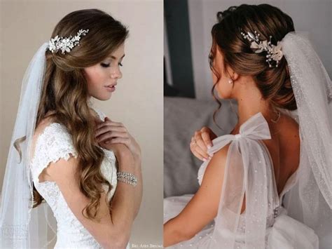 Wedding Hair With Veil Ideas &amp; Inspiration - Glamour Corner