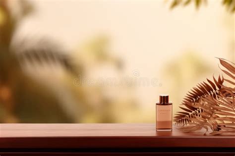 Luxury Organic Cosmetic Skincare Beauty Product Display on Wooden ...