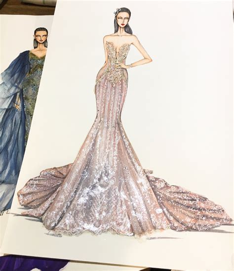 Bridal sketch on Behance