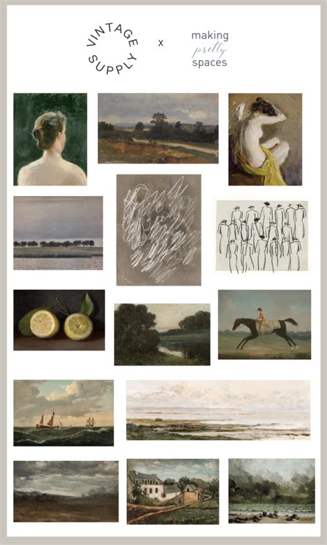 My Curated Art Collection with Vintage Supply - Making Pretty Spaces Blog