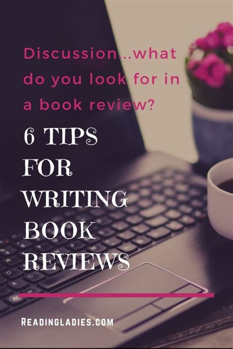 Wondering Wednesday: 6 Tips For Writing Book Reviews - Reading Ladies