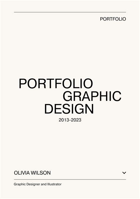 Minimalist Graphic Design Portfolio