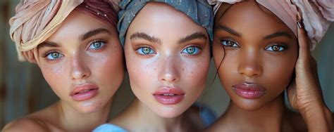 Premium Photo | Diverse female models in stylish makeup