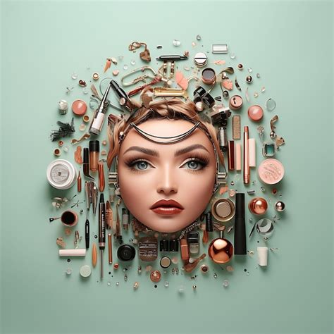 Premium AI Image | Cosmetics Beauty Shoot for Creative and Aesthetic ...