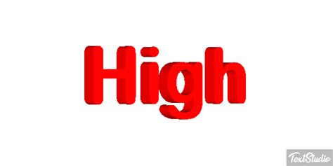 High Word Animated GIF Logo Designs