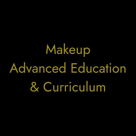 Makeup Advanced Education &amp; Curriculum - Ricci's Advanced