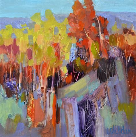 Landscape Artists International: Autumn Mountain Side, by Judy Wilder ...