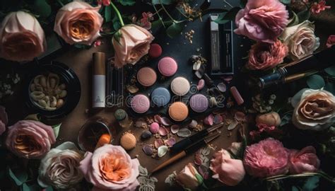 Beauty Flat Lay Background stock photo. Image of flat - 274438522