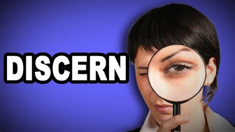 Learn English Words: DISCERN - Meaning, Vocabulary with Pictures and ...
