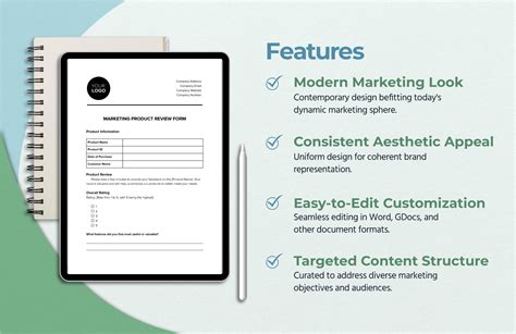 Marketing Product Review Form Template in PDF, Word, Google Docs ...