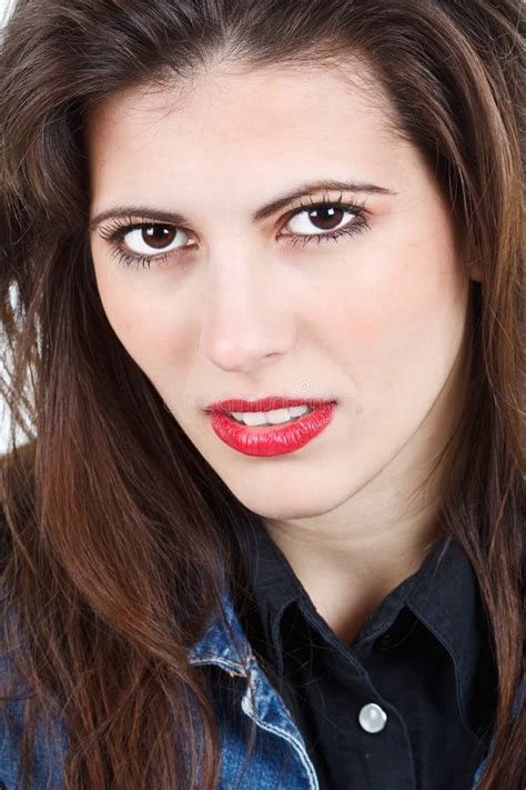 Beautiful woman stock image. Image of brunette, face - 23658517