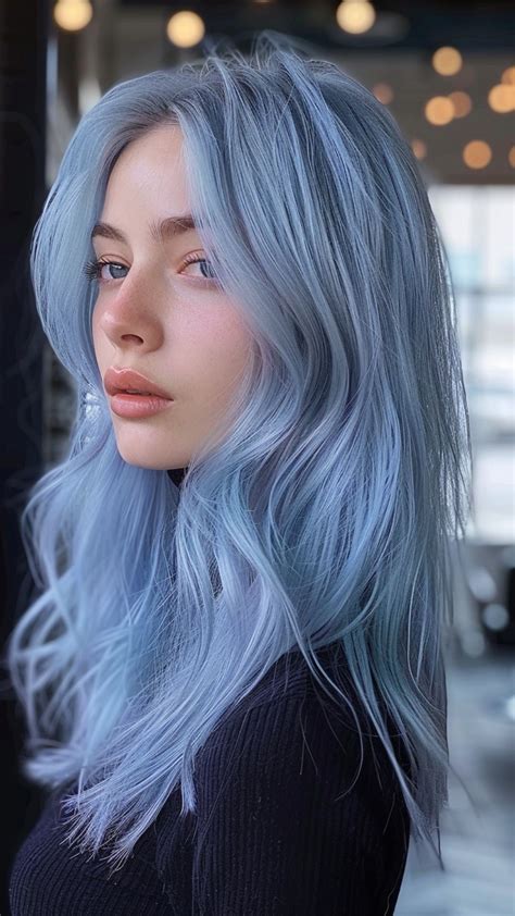 26 Blue Hair Color Ideas for a Trendsetting 2024 Style | Light blue ...