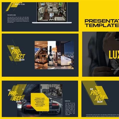 Luxury presentation template | Presentation, Presentation templates ...