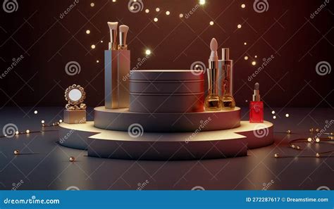 Luxury Beauty Product Display Stand for Showcasing High-end Cosmetics ...