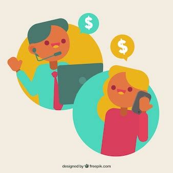 Feliz, vendedor, cobrança | Vetor Grátis